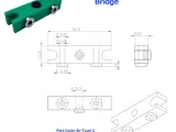 정밀 CNC 가공 충전기 부품 브릿지