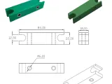 정밀 CNC 가공 충전 부품 브릿지